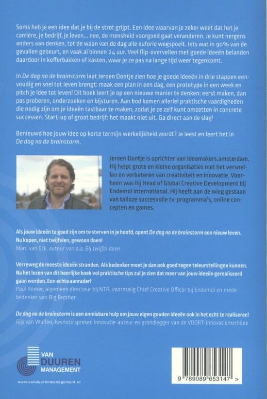 De dag na de brainstorm
