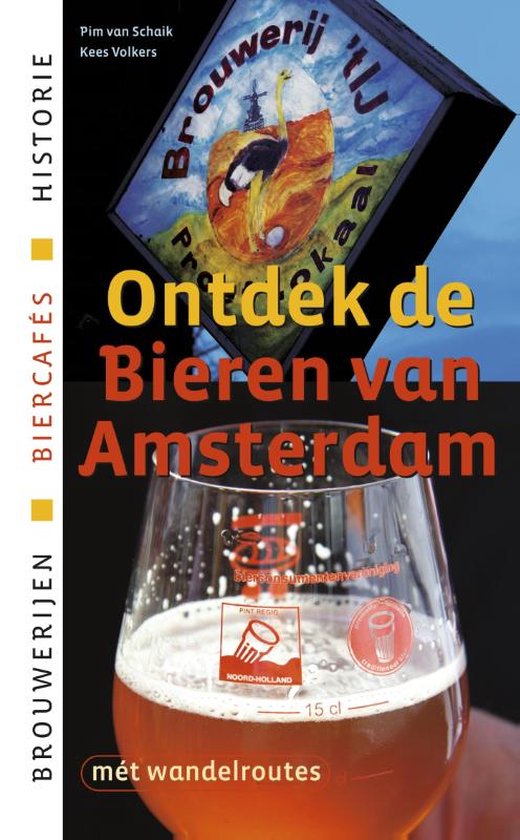 Cover van het boek 'Ontdek de bieren van Amsterdam' van Pim van Schaik