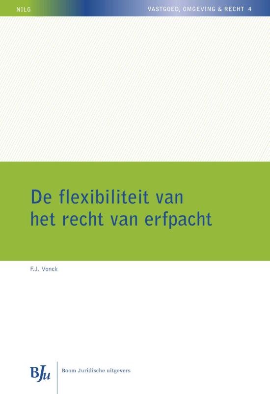NILG - Vastgoed, Omgeving en Recht 4 - De flexibiliteit van  ... - cover