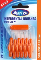 Active Oral Care - Interdental Brushes Interdental Cleaners 0.45Mm 6Pcs.