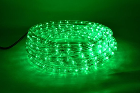 Voorwaarde Melbourne mechanisme LED Lichtslang 50 meter | Groen | 36 leds per meter - Lichtsnoer voor buiten  | bol.com