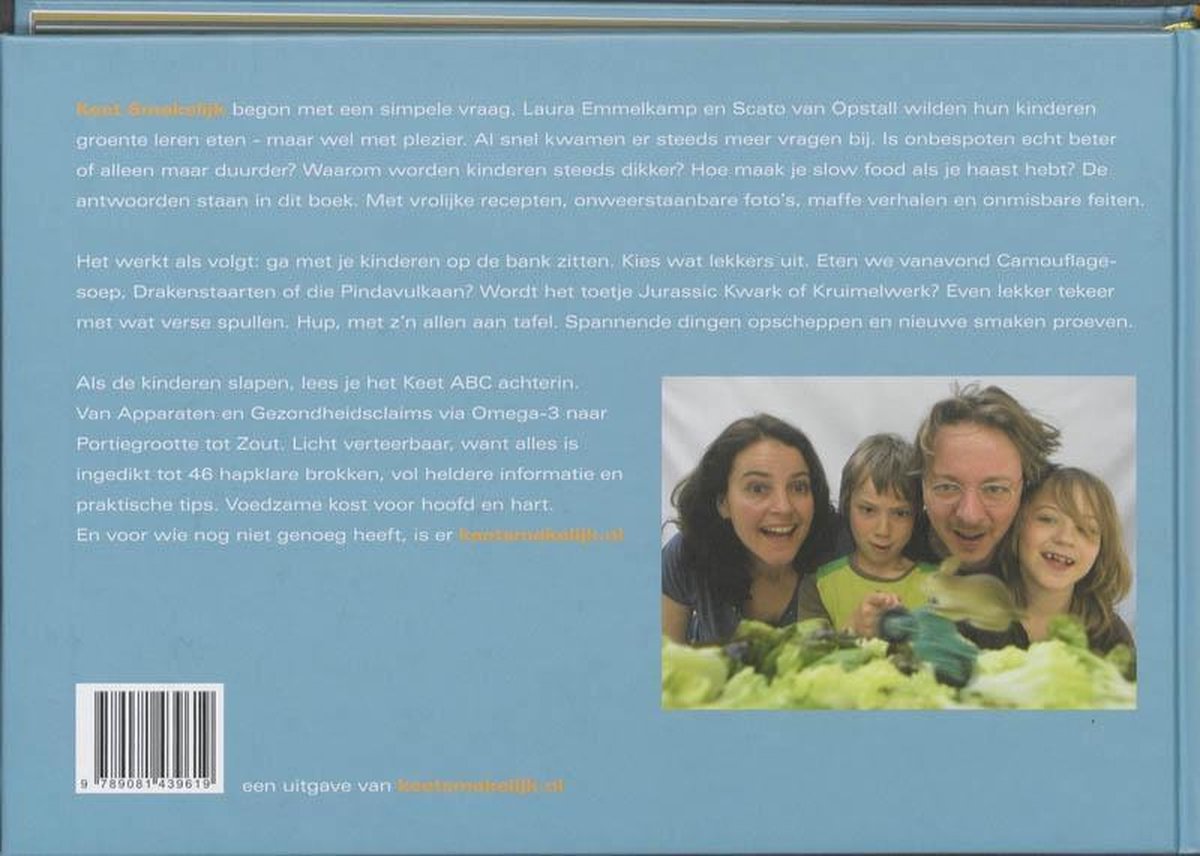 Keet Smakelijk - back cover