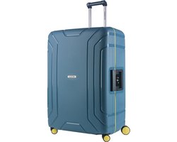 CarryOn Steward TSA Reiskoffer 100 liter - Grote koffer 75cm met kliksloten - Blauw