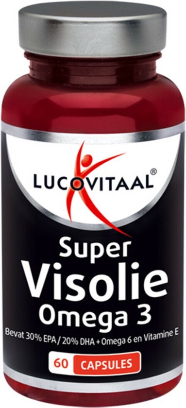 Lucovitaal - Super Visolie Omega 3-6 - 60 Capsules - Visolie -...