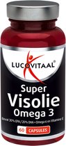 Bol.com Lucovitaal - Super Visolie Omega 3-6 - 60 Capsules - Visolie - Voedingssupplement aanbieding