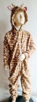 Onesie, Jumpsuit, "Giraffe" hooded kids series voor lengte 1.25 mtr