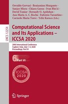 Lecture Notes in Computer Science 12254 - Computational Science and Its Applications – ICCSA 2020
