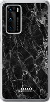 Huawei P40 Hoesje Transparant TPU Case - Shattered Marble #ffffff