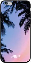 iPhone 6 Hoesje TPU Case - Sunset Palms #ffffff