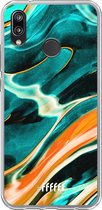 Huawei P20 Lite (2018) Hoesje Transparant TPU Case - Fresh Waves #ffffff