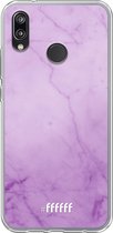 Huawei P20 Lite (2018) Hoesje Transparant TPU Case - Lilac Marble #ffffff