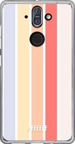 Nokia 8 Sirocco Hoesje Transparant TPU Case - Vertical Pastel Party #ffffff