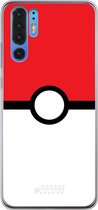 Huawei P30 Pro Hoesje Transparant TPU Case - Pokeball #ffffff