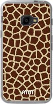 Samsung Galaxy Xcover 4 Hoesje Transparant TPU Case - Giraffe Print #ffffff
