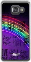 Samsung Galaxy A3 (2016) Hoesje Transparant TPU Case - Love is Love #ffffff