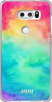 LG V30 (2017) Hoesje Transparant TPU Case - Rainbow Tie Dye #ffffff
