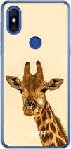 Xiaomi Mi Mix 3 Hoesje Transparant TPU Case - Giraffe #ffffff