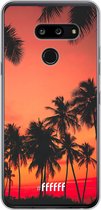 LG G8 ThinQ Hoesje Transparant TPU Case - Coconut Nightfall #ffffff