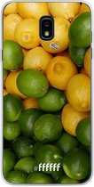 Samsung Galaxy J7 (2018) Hoesje Transparant TPU Case - Lemon & Lime #ffffff