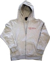 Queen - Classic Crest Vest met capuchon - M - Grijs