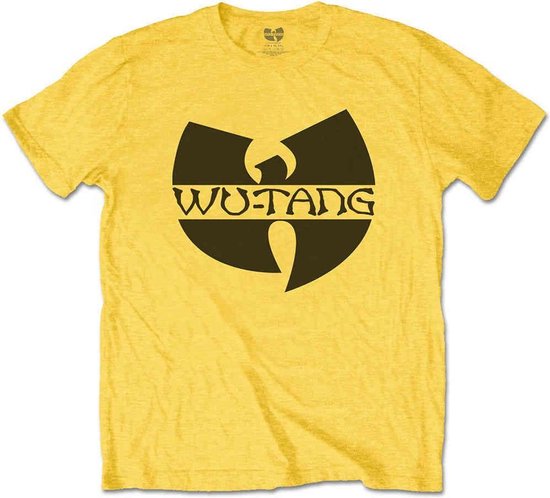 WuTang Clan - Logo Kinder T-shirt - Kids tm 10 jaar - Geel