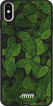 iPhone Xs Max Hoesje TPU Case - Jungle Greens #ffffff