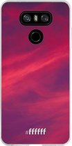 LG G6 Hoesje Transparant TPU Case - Red Skyline #ffffff