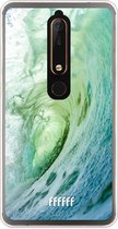 Nokia 6 (2018) Hoesje Transparant TPU Case - It's a Wave #ffffff