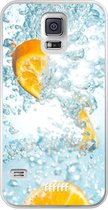 Samsung Galaxy S5 Hoesje Transparant TPU Case - Lemon Fresh #ffffff