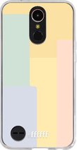 LG K10 (2017) Hoesje Transparant TPU Case - Springtime Palette #ffffff