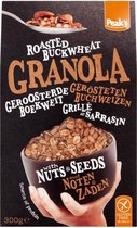 Peak's Granola roasted buckwheat nuts & seeds glutenvrij 300 gram