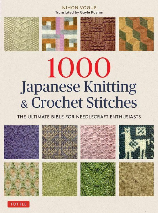 1000 Japanese Knitting & Crochet Stitches - cover