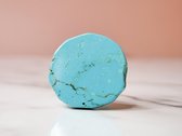 Hold My Gem - Turquoise - naturel | kristallen telefoonhouder / telefoon grip / telefoonbutton