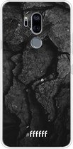 LG G7 ThinQ Hoesje Transparant TPU Case - Dark Rock Formation #ffffff