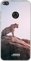 Huawei P8 Lite (2017) Hoesje Transparant TPU Case - Leopard #ffffff