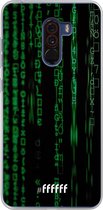 Xiaomi Pocophone F1 Hoesje Transparant TPU Case - Hacking The Matrix #ffffff
