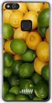 Huawei P10 Lite Hoesje Transparant TPU Case - Lemon & Lime #ffffff