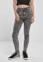 Urban Classics Skinny jeans -28/32 inch- High Waist Grijs