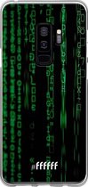 Samsung Galaxy S9 Plus Hoesje Transparant TPU Case - Hacking The Matrix #ffffff