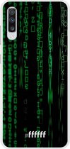 Samsung Galaxy A70 Hoesje Transparant TPU Case - Hacking The Matrix #ffffff