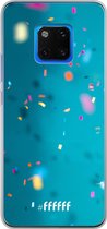 Huawei Mate 20 Pro Hoesje Transparant TPU Case - Confetti #ffffff