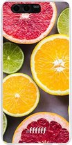 Honor 9 Hoesje Transparant TPU Case - Citrus Fruit #ffffff