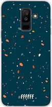 Samsung Galaxy A6 Plus (2018) Hoesje Transparant TPU Case - Terrazzo N°9 #ffffff