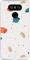 LG G6 Hoesje Transparant TPU Case - Terrazzo N°3 #ffffff