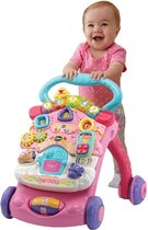VTech 2 in 1 Baby Walker - Educatief Babyspeelgoed - Roze - 9 tot 36 Maanden