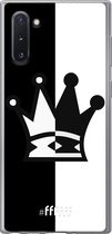 6F hoesje - geschikt voor Samsung Galaxy Note 10 -  Transparant TPU Case - Chess #ffffff