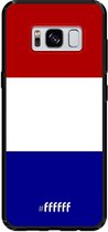 Samsung Galaxy S8 Hoesje TPU Case - Nederlandse vlag #ffffff