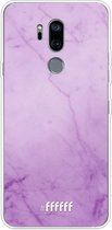 LG G7 ThinQ Hoesje Transparant TPU Case - Lilac Marble #ffffff