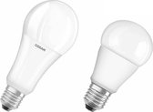OSRAM 4058075433847 LED-lamp Energielabel E (A - G) E27 Peer 20 W = 150 W Warmwit (Ø x l) 70 mm x 141 mm 1 stuk(s)