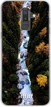 Samsung Galaxy J8 (2018) Hoesje Transparant TPU Case - Forest River #ffffff